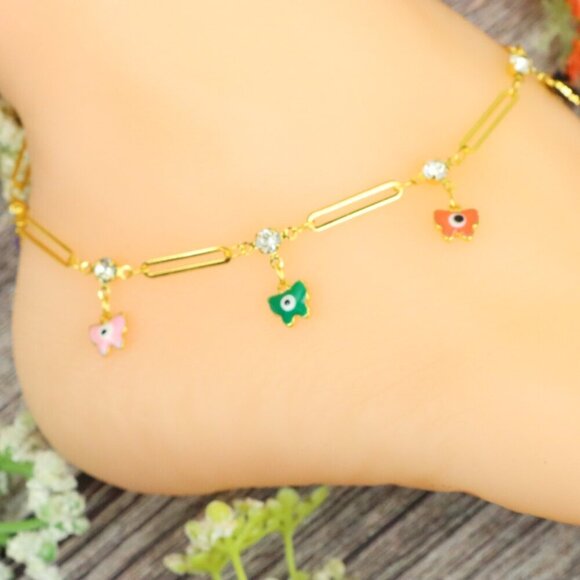 "Elegant Handmade Anklet – Delicate Jewelry for Women, MAR091385 - Picture 1 of 10